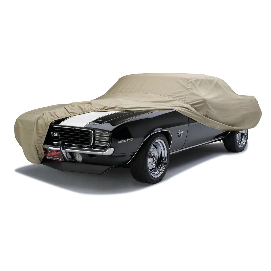 1st Generation Camaro Tan Flannel Indoor Car Cover