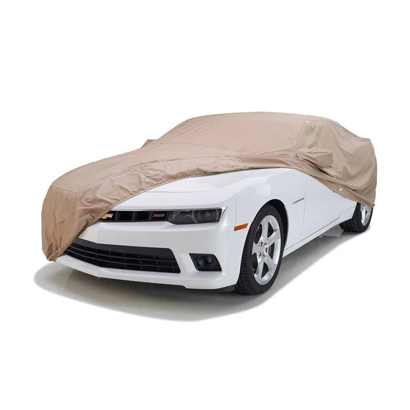 1st Generation Camaro Tan Flannel Indoor Car Cover