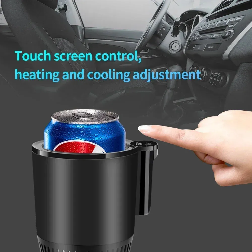 2 in 1 Cooling Heating Mug Holder with LCD Digital Temp Display DC12V