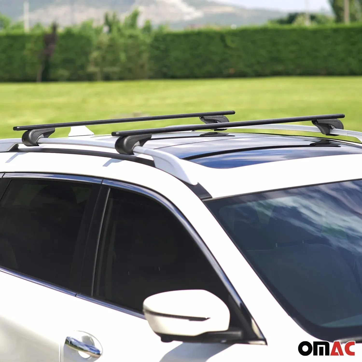 2000-2005 VW Jetta A4 Wagon Roof Rack Cross Bars Black