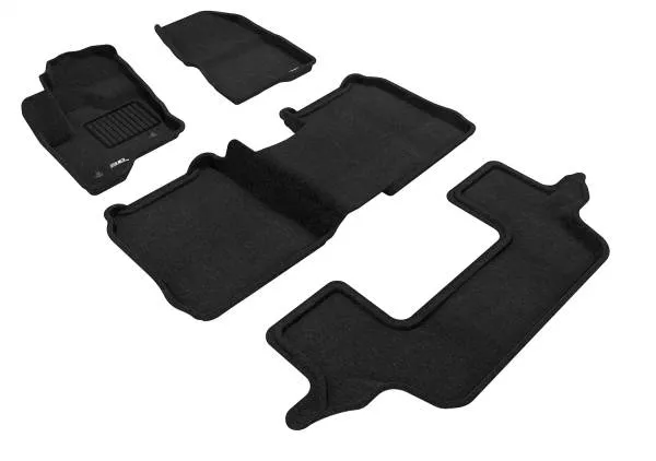 3D MAXpider Floor Mats Ford Flex (2009-2019) All-Weather Elegant Series - Complete Set