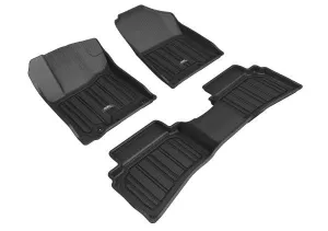 3D MAXpider Floor Mats Hyundai Venue (2020-2024) All-Weather Elitect Series - Complete Set