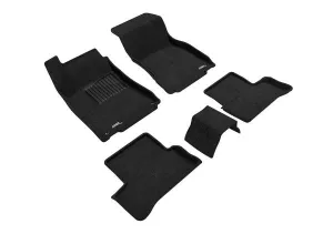 3D MAXpider Floor Mats Mercedes CLA250 / AMG CLA35/45 Coupe C118 (20-24) All-Weather Elegant Series - Complete Set