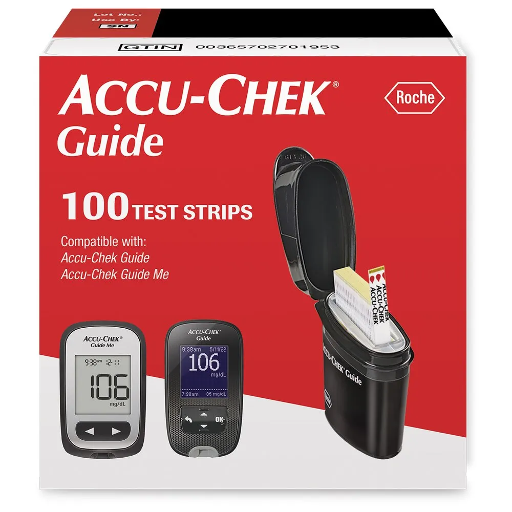 Accu Chek Guide 100 Test Strips