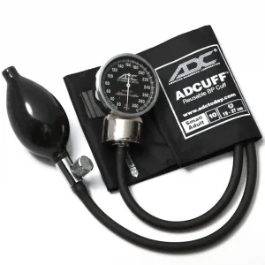 ADC Diagnostix 700 Series Aneroid Sphygmomanometer Unit with Black Cuff