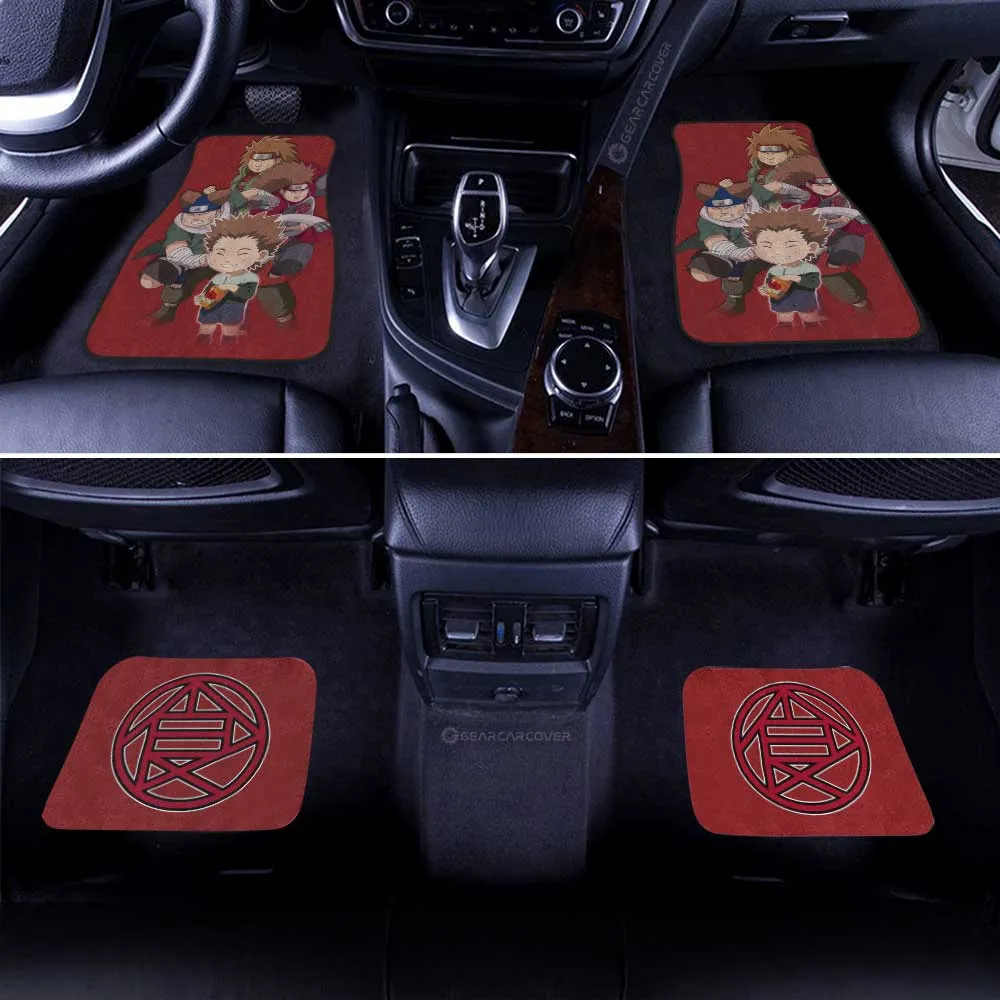 Akimichi Chouji Car Floor Mats Custom Anime Car Accessories For Fans