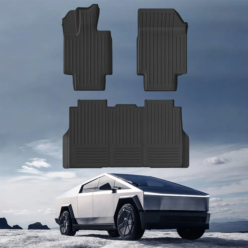 All Weather TPE Floor Mats for Cybertruck