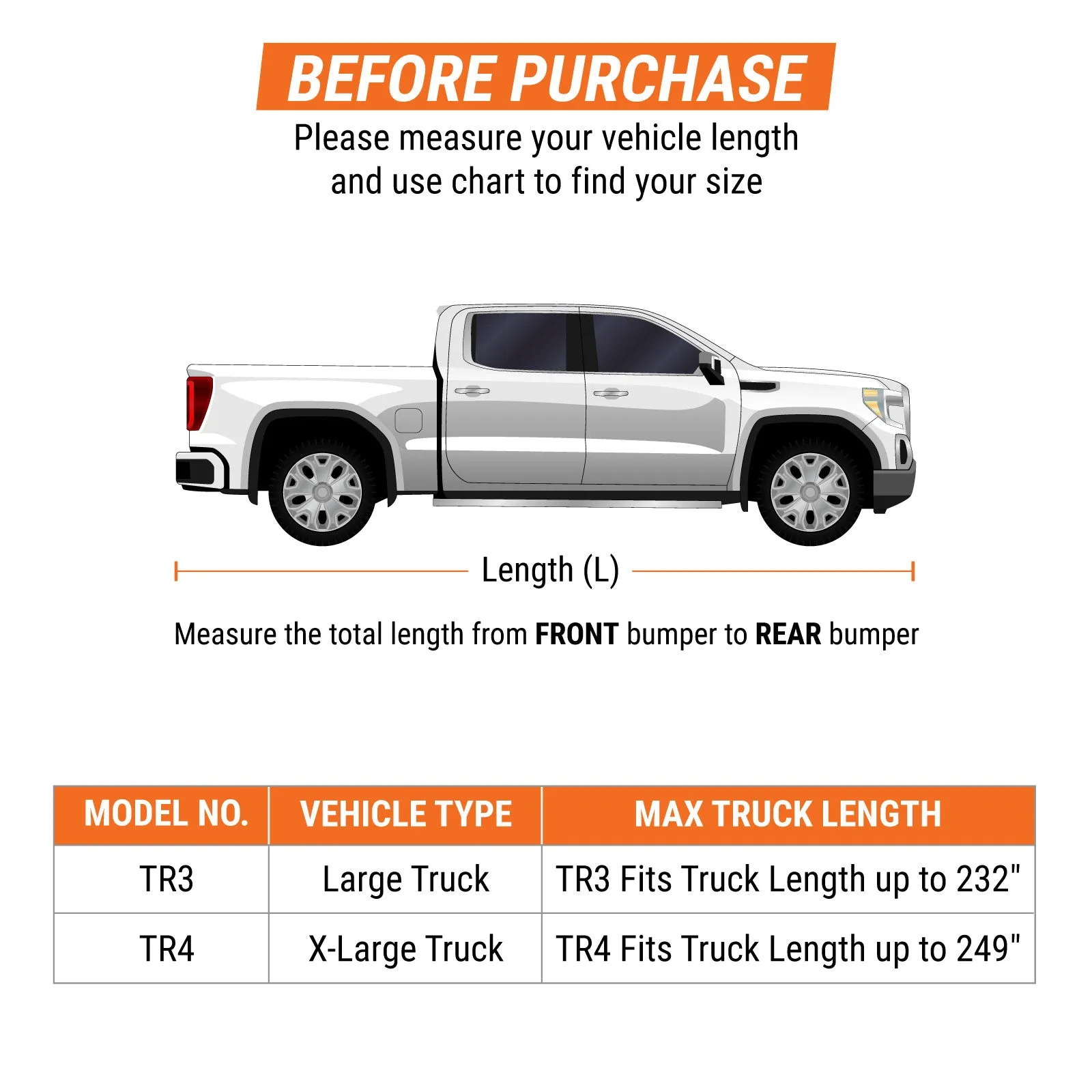 Armor All Heavy Duty Premium Truck Cover, TR4