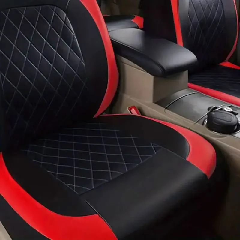 Black and Red Seat Covers For Cars