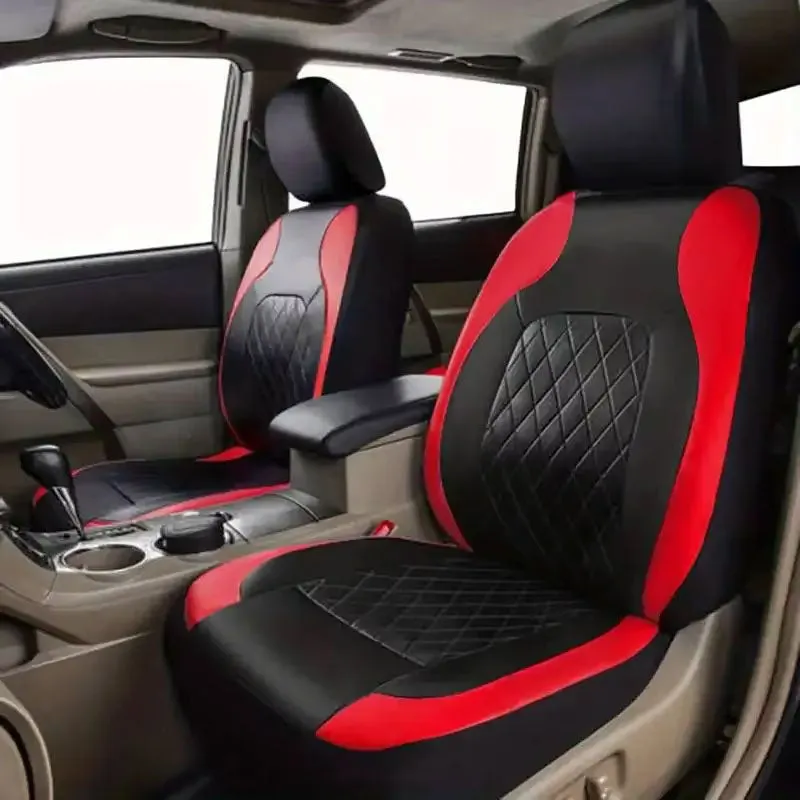 Black and Red Seat Covers For Cars