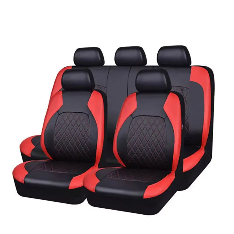 Black and Red Seat Covers For Cars