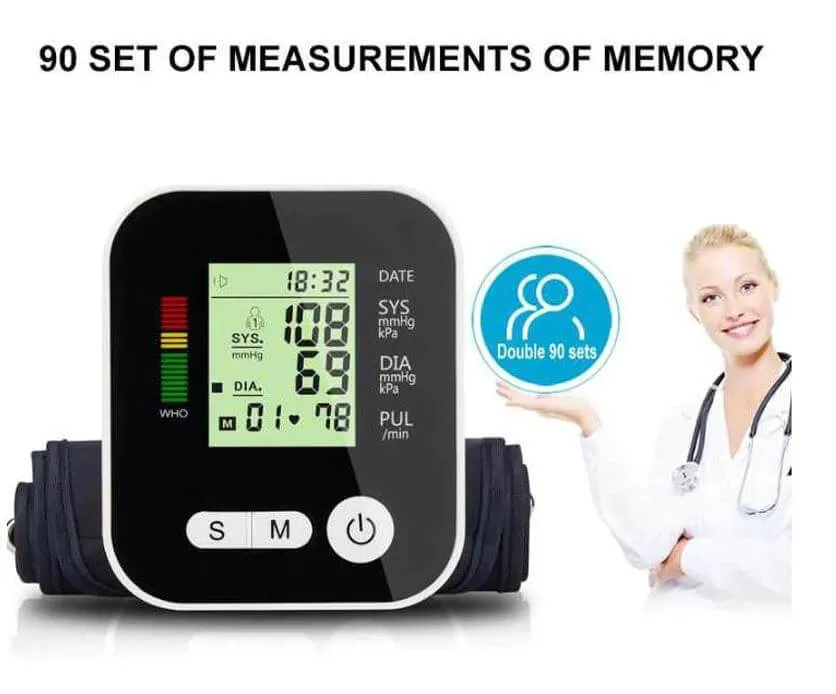 Blood Pressure Monitor Automatic Digital Sphygmometer