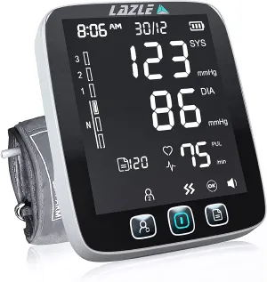 Blood Pressure Monitor  Automatic Upper Arm Machine Wide Cuff