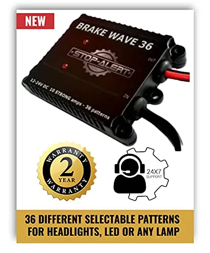 Brake Wave 36 - Heavy Duty Brake Light Flasher (LED/Incandescent)