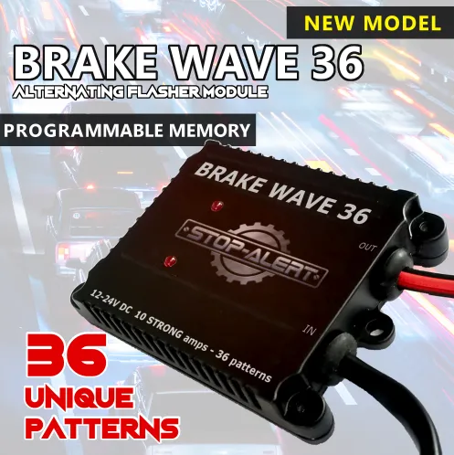 Brake Wave 36 - Heavy Duty Brake Light Flasher (LED/Incandescent)