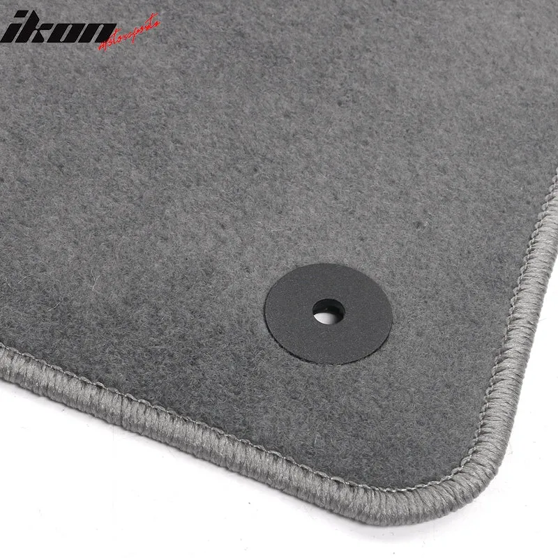 Car Floor Mat for 2015-2023 Volkswagen GTI Gray Nylon Front Rear  4PC