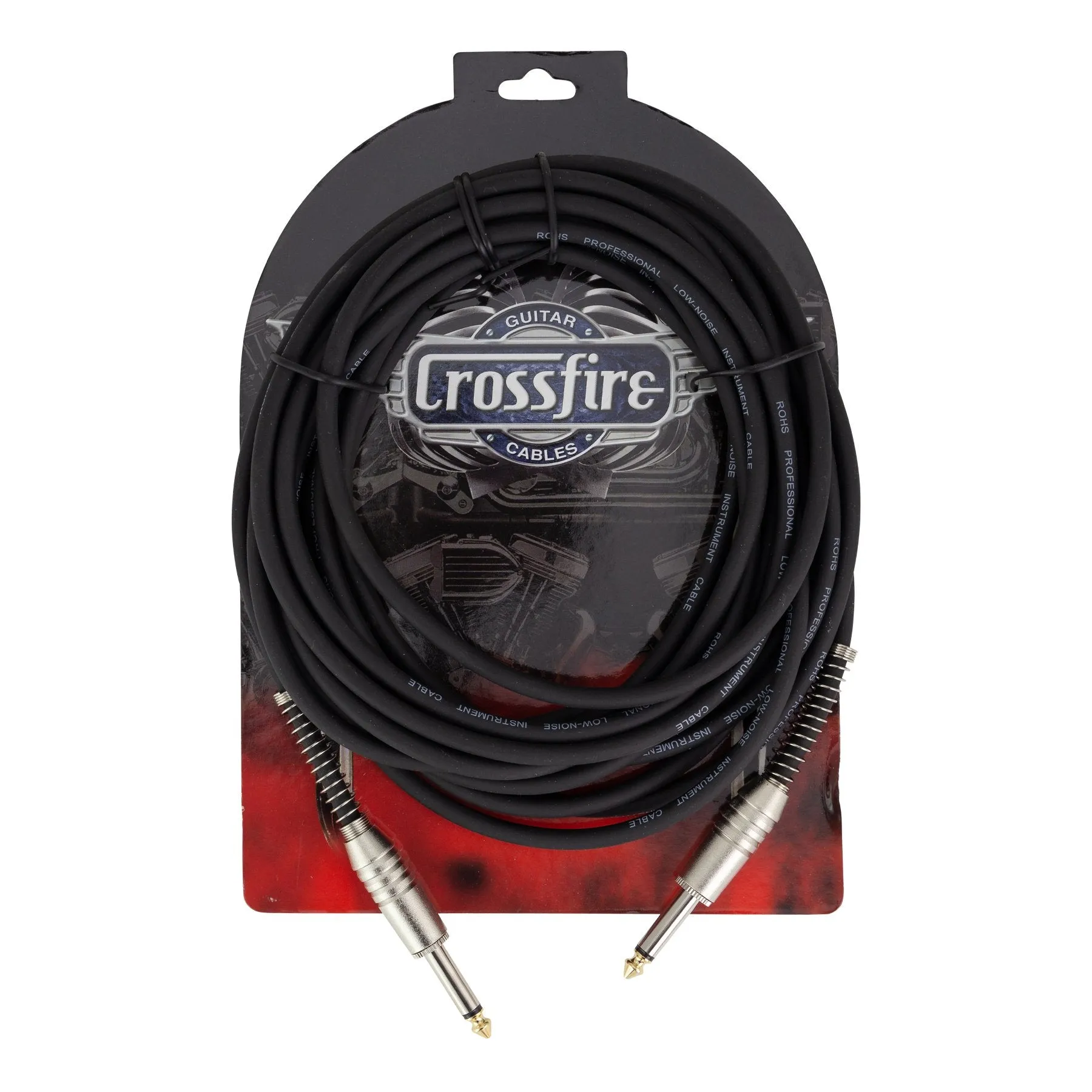 Crosssfire 20' / 6 Metre Instrument Cable with Straight Metal Jacks