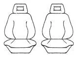 Custom Made Esteem Velour Seat Covers Suits Suzuki Sierra Soft / Hardtop Hatch 1996 2 Rows