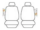 Esteem Velour Seat Covers Set Suits Volkswagen Jetta TDI Sedan 7/2006-6/2011 2 Rows