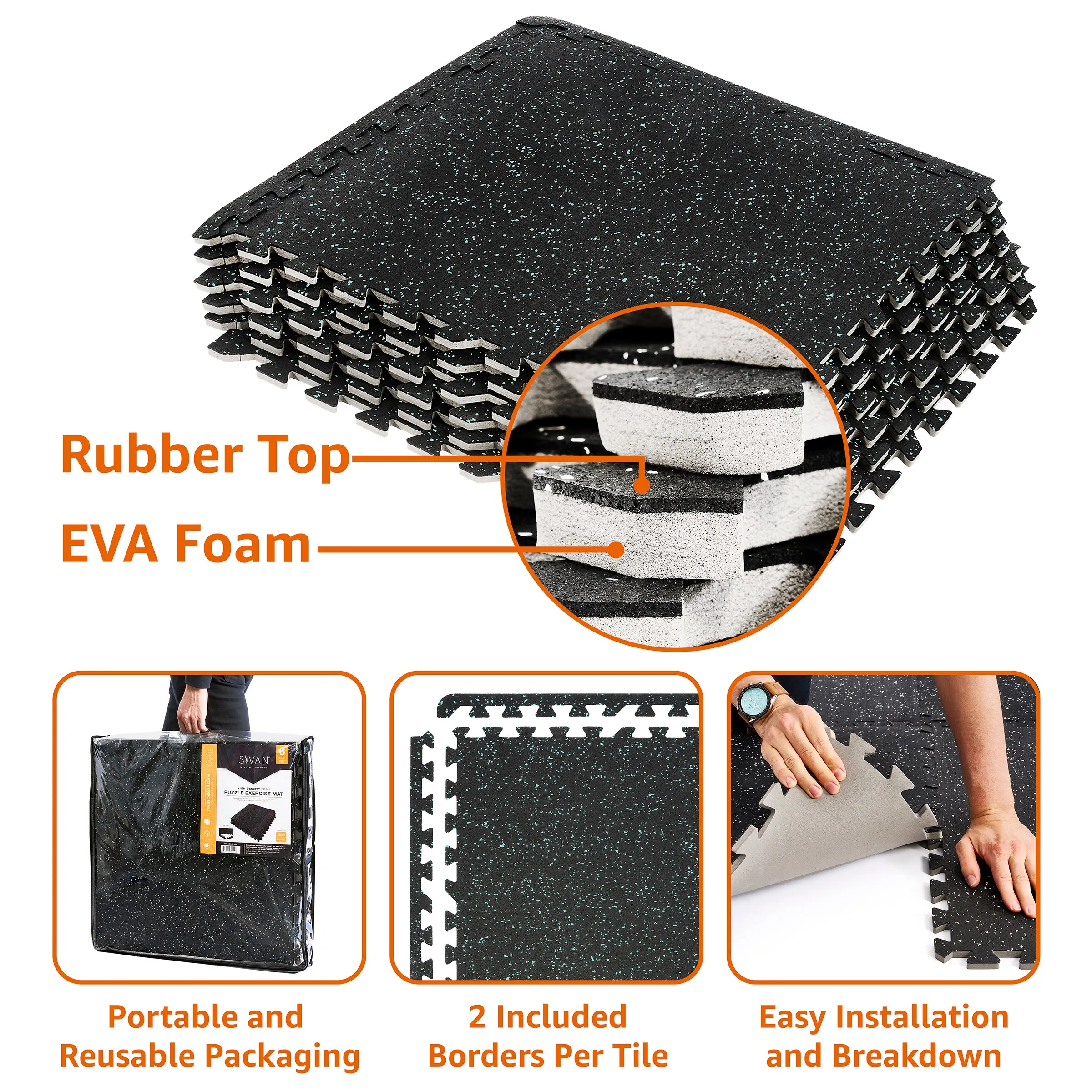 Floor Mat Interlocking Set