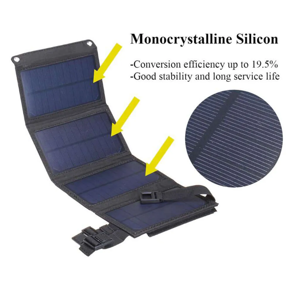 Foldable Solar Panel 30W Mobile Battery Charger