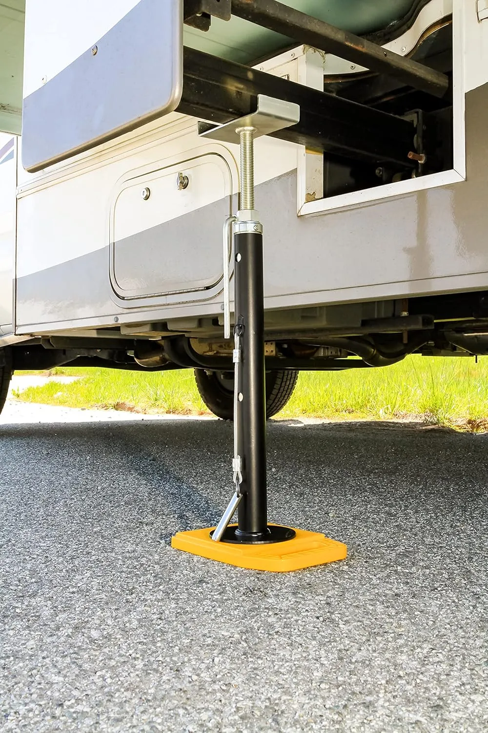 Heavy-Duty RV Slide-Out Supports, Adjustable Steel Jacks 19" to 47" – 5,000lbs Each – Set of 2