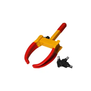 Heavy-Duty Steel Car Anti-Theft Wheel Clamp Lock with Adjustable Claw JG94