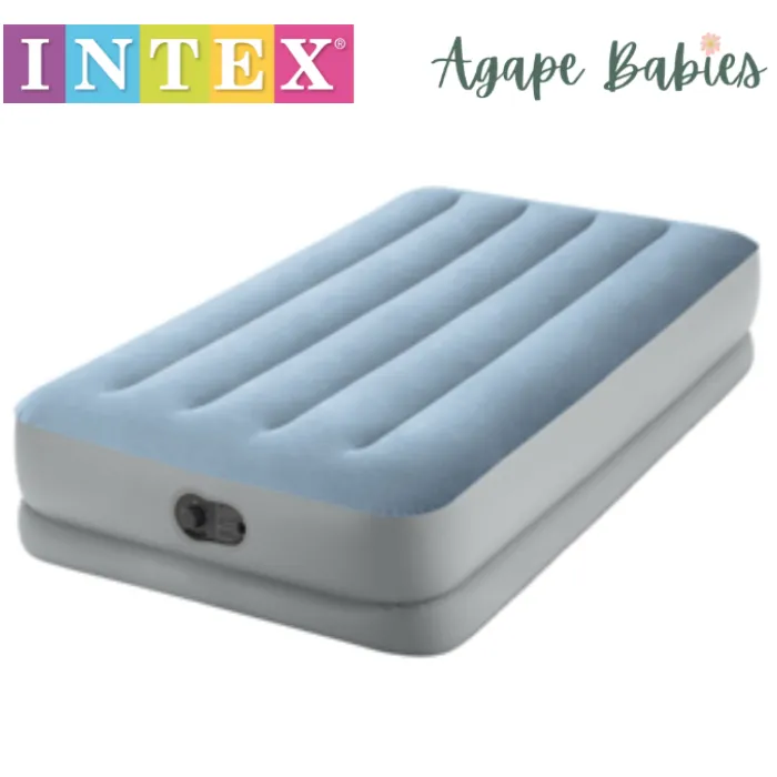 INTEX Twin Dura-Beam® Comfort Airbed w/ Fastfill USB Pump