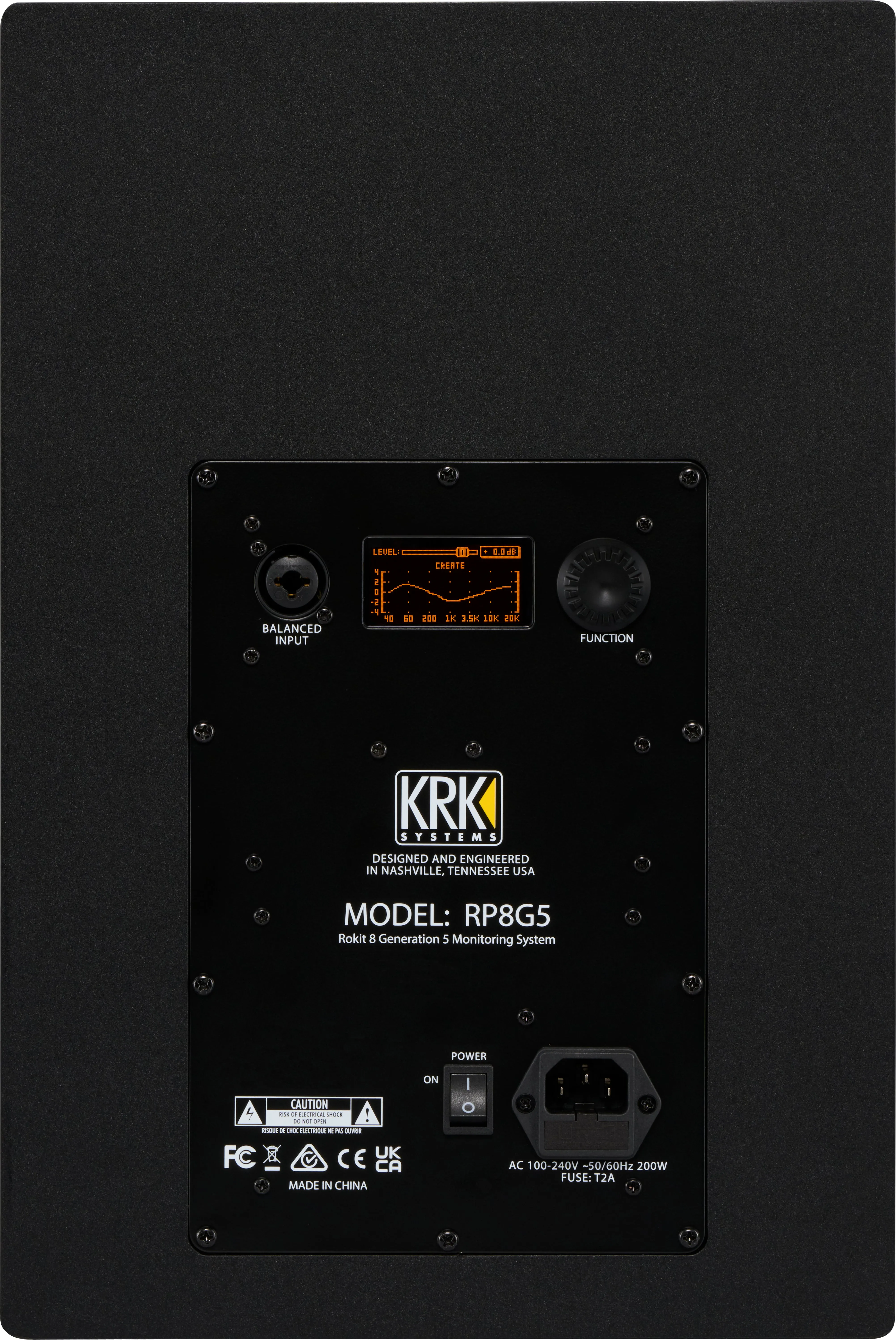 KRK RP8-G5 Rokit Generation 5 Active Studio Monitors (Single) - 8"