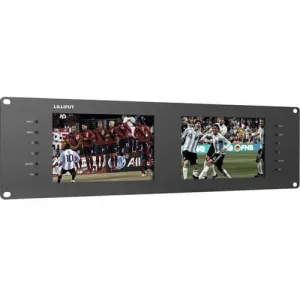 Lilliput Dual 7" 3U 3G-SDI Monitor Rackmount