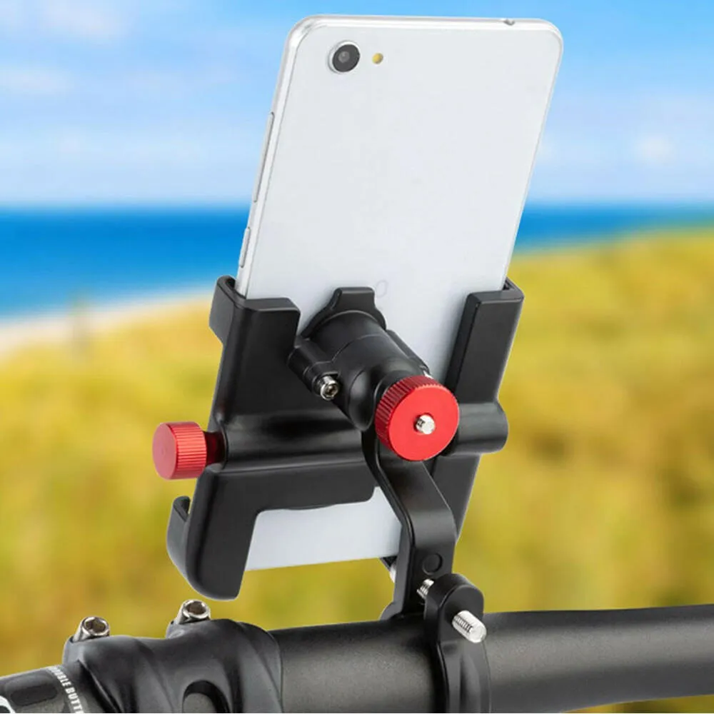 NEWBOLER MTB Phone Mount Stand Bicycle Holder 360° Rotatable Aluminum Adjustable Bike Phone Holder Non-slip Cycling Bracke