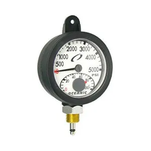 Oceanic SPG SWIV Module Pressure Gauge with Tab