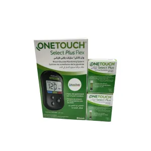 OneTouch Select Plus Flex Blood Glucose Monitor   2 Test Strips 50s