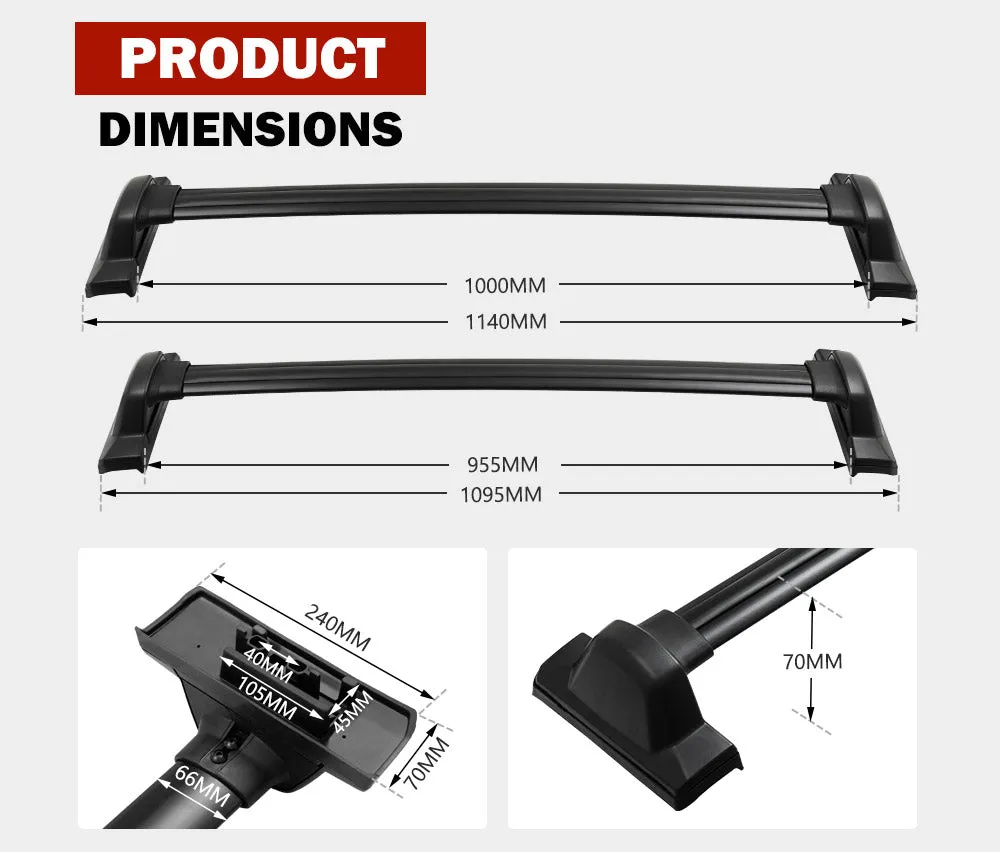 Roof Rack Bars For Honda CRV 2007-2011