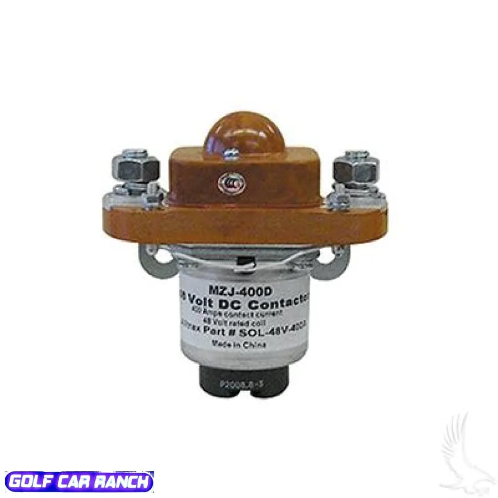 SOL-1022 Solenoid, 48v, 400A continuous 800amps surge, Heavy Duty, High Amp