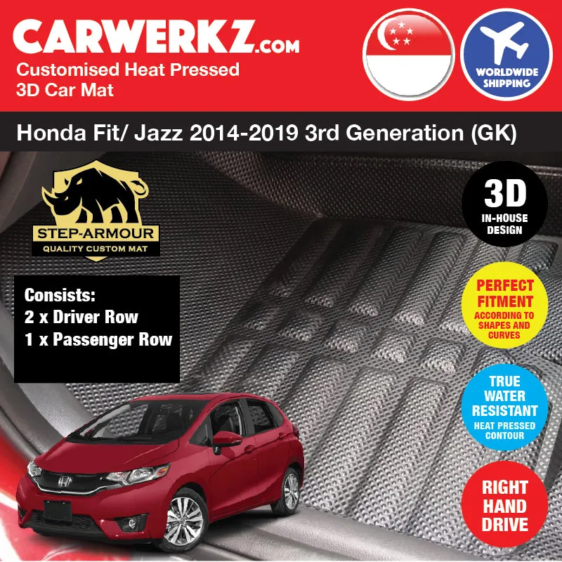 STEP ARMOUR Honda Fit Jazz 2013-2020 3rd Generation (GK) Car Customised 3D Car Mat