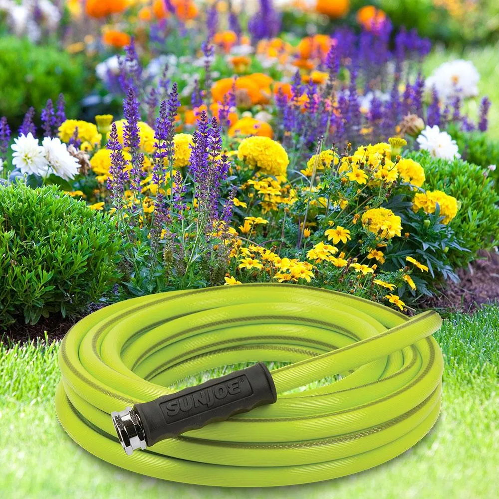 Sun Joe AJH12-25 Heavy-Duty Garden Hose | 25-Foot | 1/2-Inch Flow