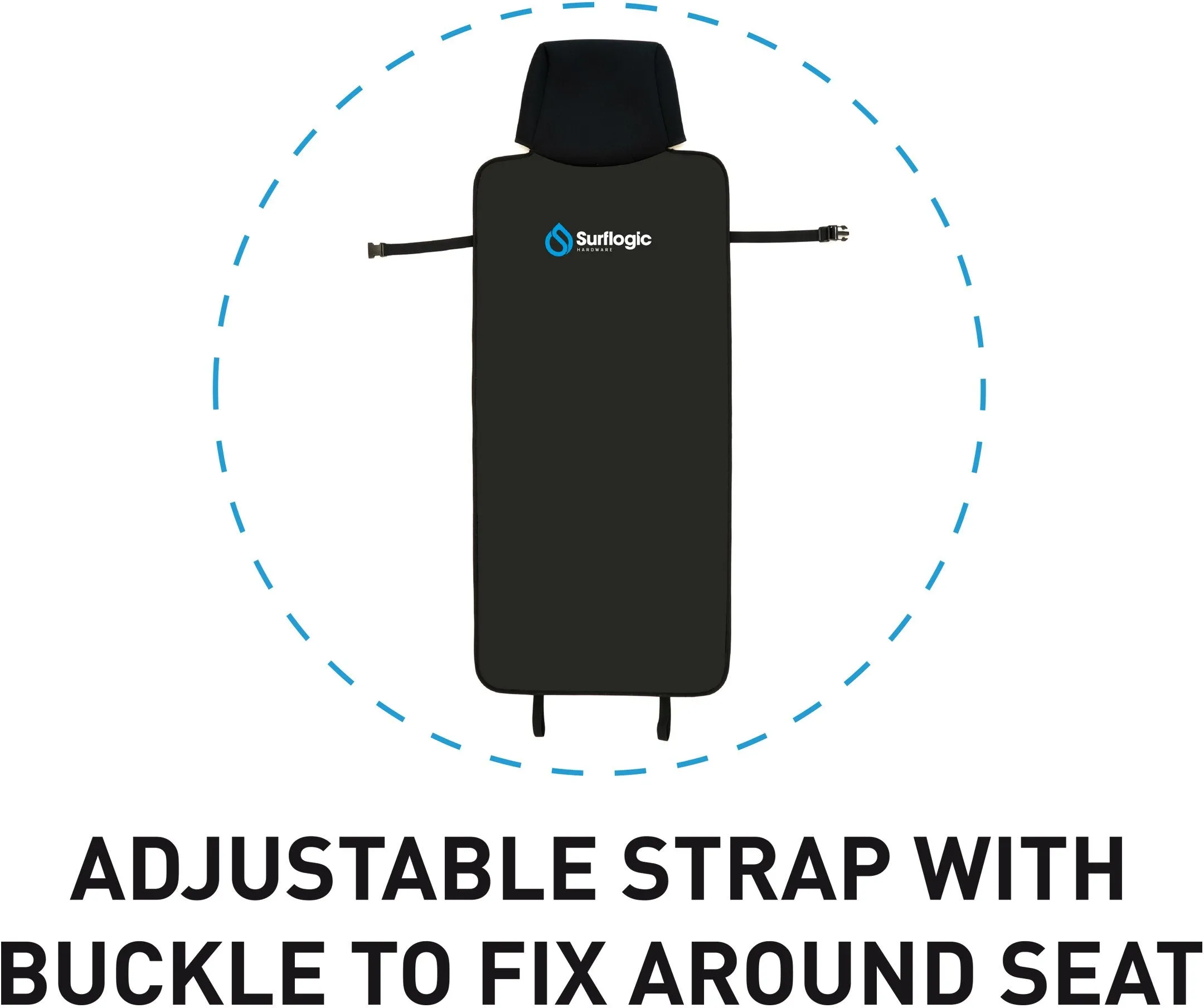 Surflogic Neoprene Single Car Seat Cover