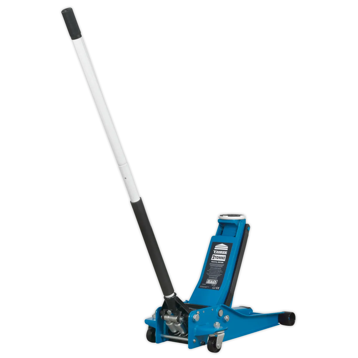 Trolley Jack 2tonne Low Entry Rocket Lift Blue