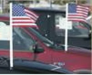 U.S.Car Antenna Flag - Plastic