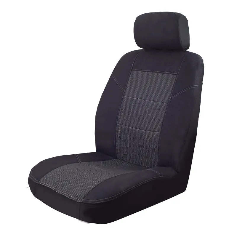 Velour Seat Covers Set Suits Volkswagen Caddy Life TDI Van 2006-On Custom 3 Rows