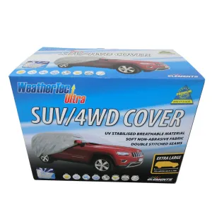 Weathertec Ultra Weatherproof Car Cover Extra Large 4WD and Dual Cab with Canopy CC37