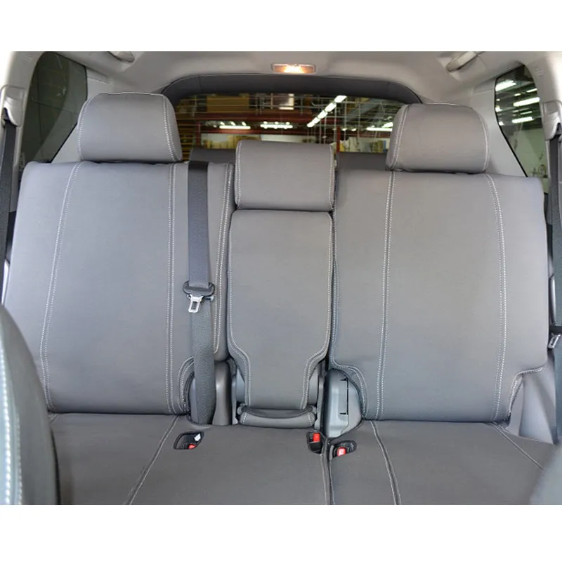 Wet Seat Grey Neoprene Seat Covers suits Toyota Prado 150 Series Altitude/GXL/Kakadu/VX Wagon 11/2009-5/2021