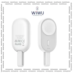 WiWU ARK Wi-M20 2 in 1 watch charger - White