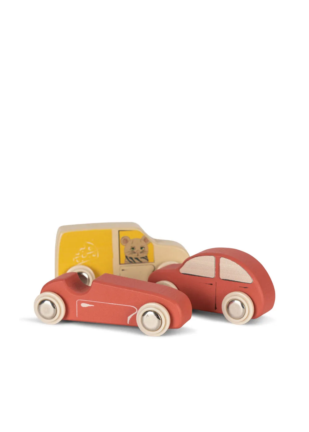 Wooden Mini Car Play Set