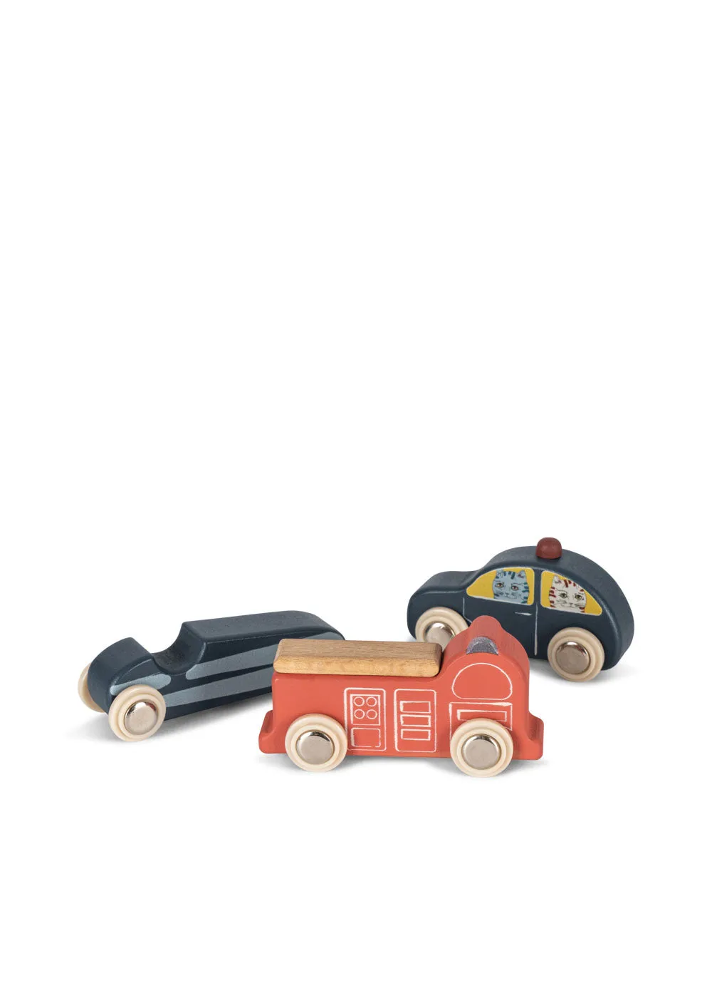 Wooden Mini Car Play Set