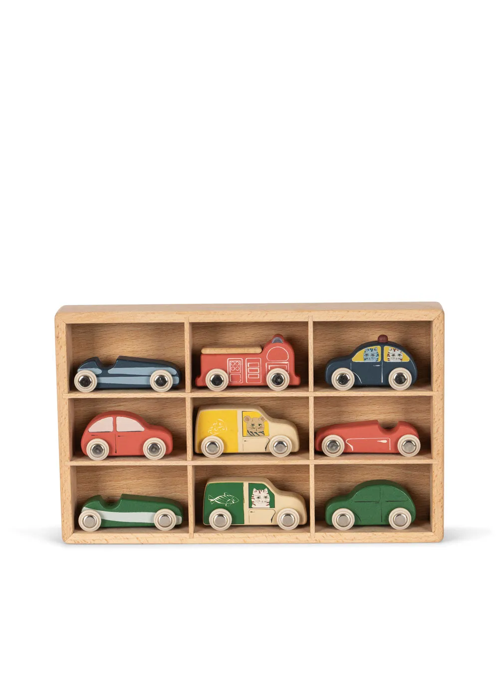 Wooden Mini Car Play Set