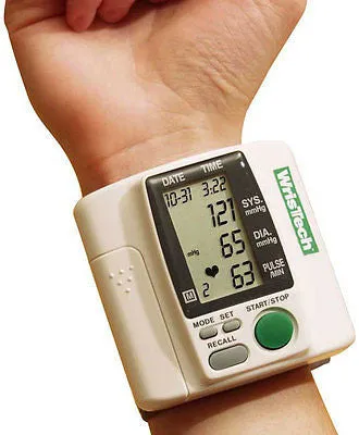 Wrist Mounted Blood Pressure Machine Monitor Tester Machine Monitoring Device